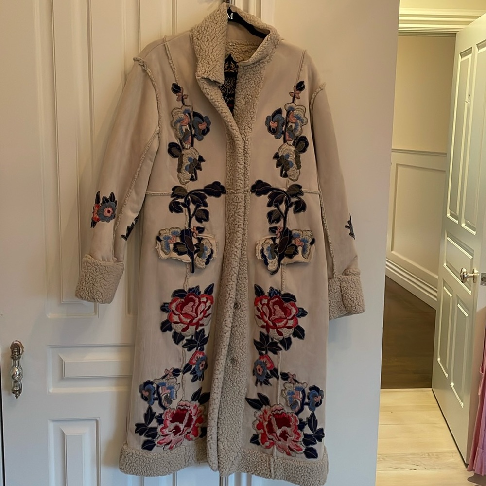 Biya by Johnny Was Fleece Coat